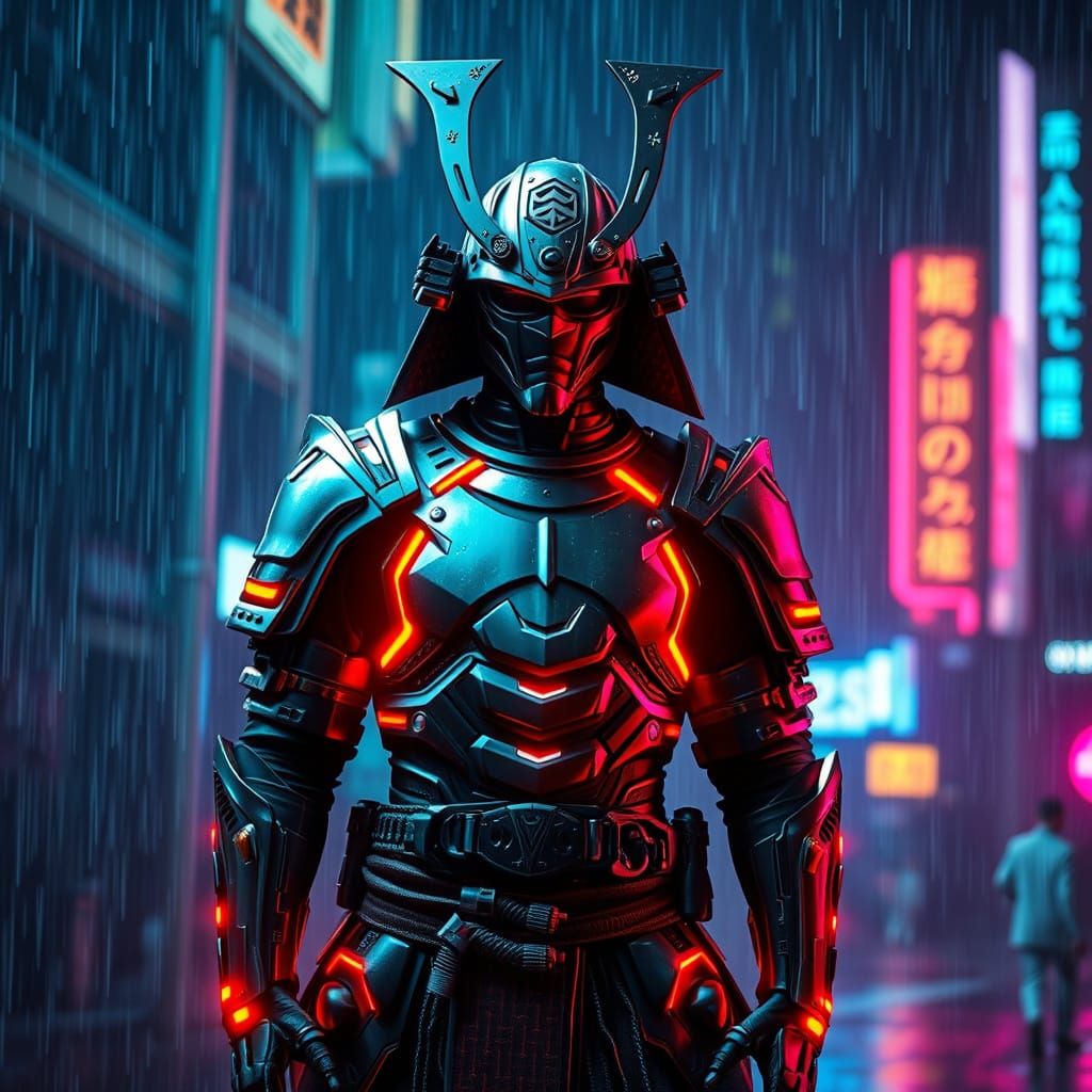 futuristic samurai