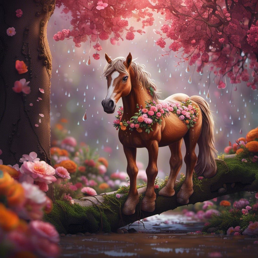 Flower Horse