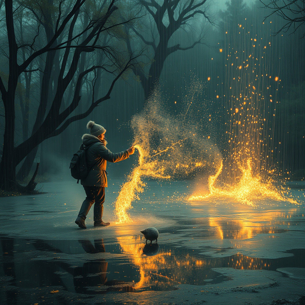 Enchanted Rain: A Magical Downpour