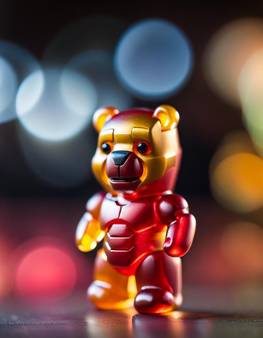 Gummy Bear Ironman: Professional Photography