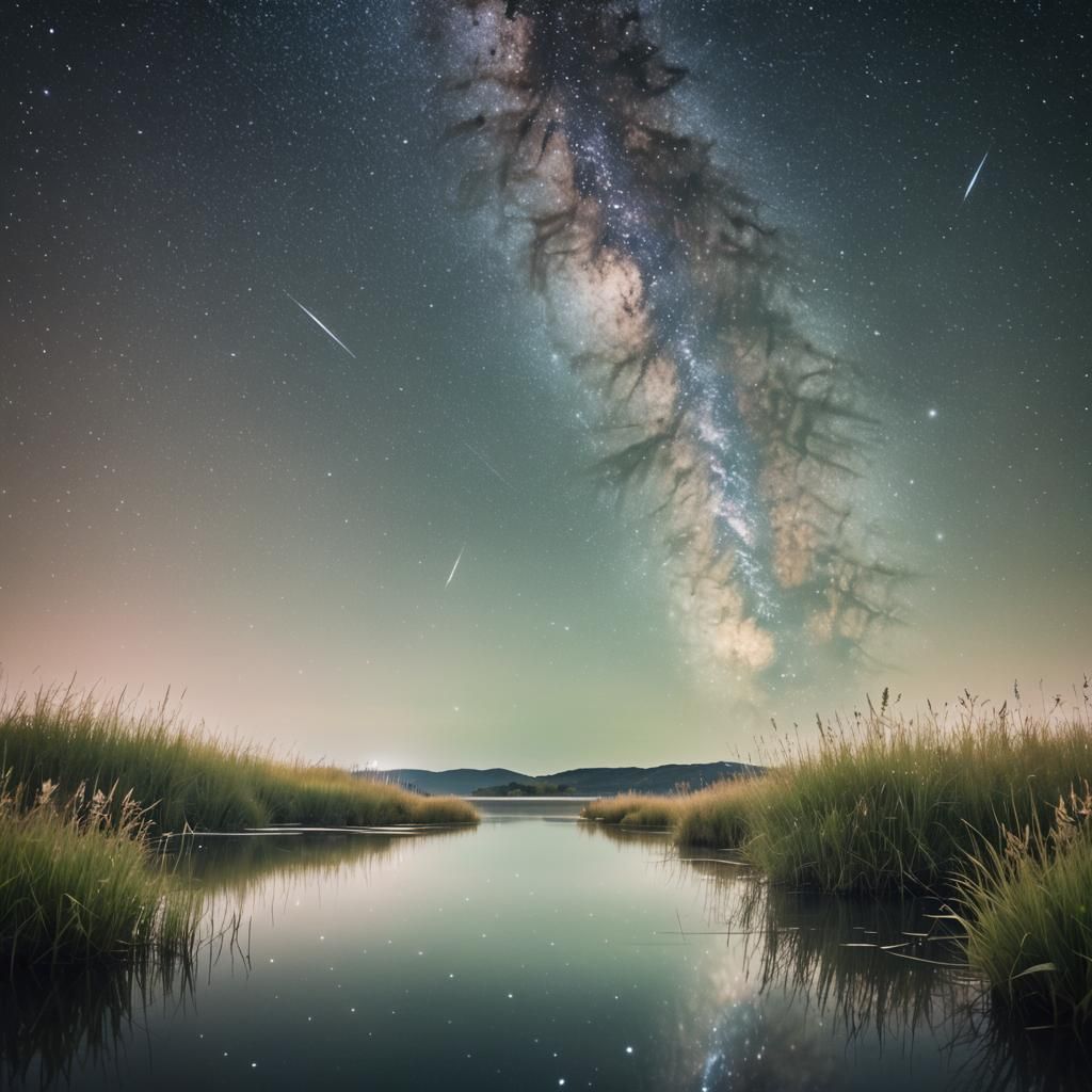 Dreamy Milky Way Landscape Photography
