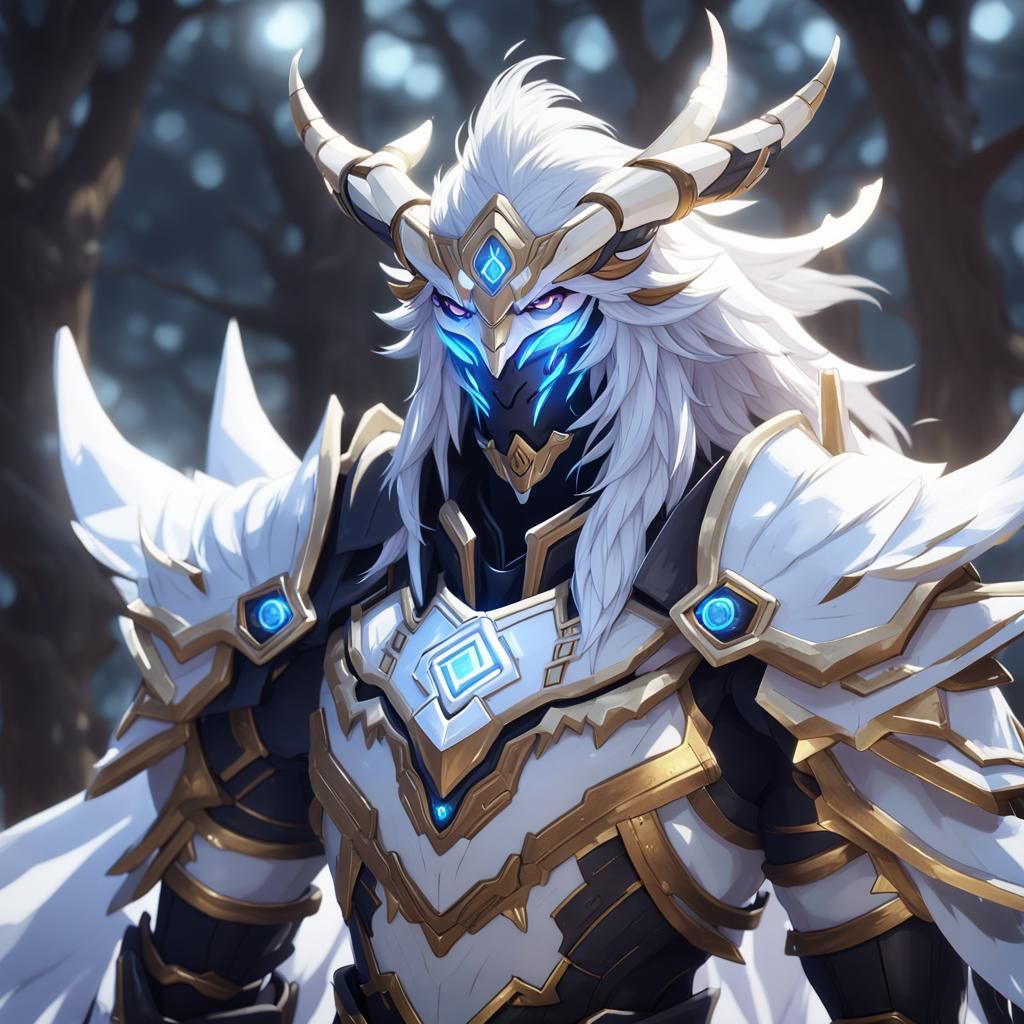 Kindred Hunter Paladin in 3D Anime Art
