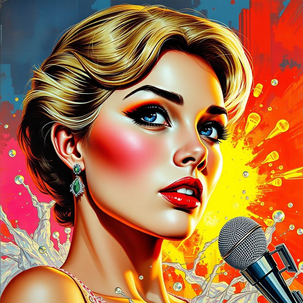 Vintage Cyberpunk Good Girl Art Cover