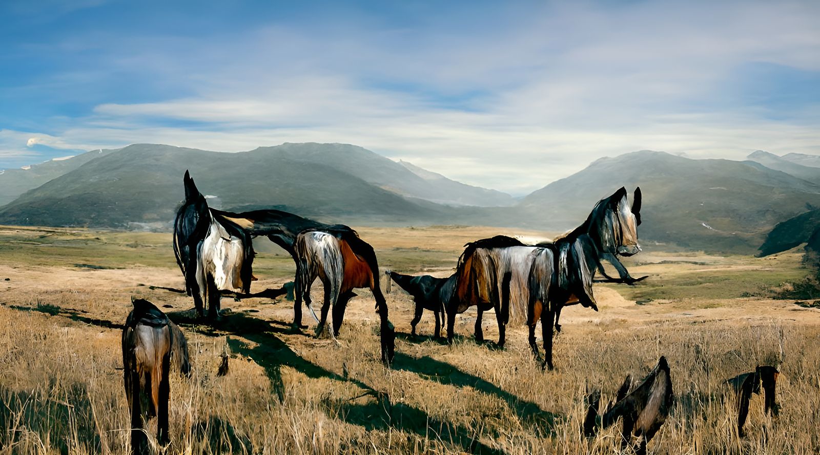 Wild Horses Running Free