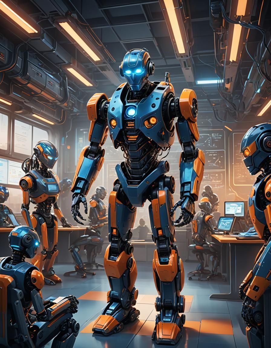 Robots Learn from Human Teacher in Sci-Fi Classroom