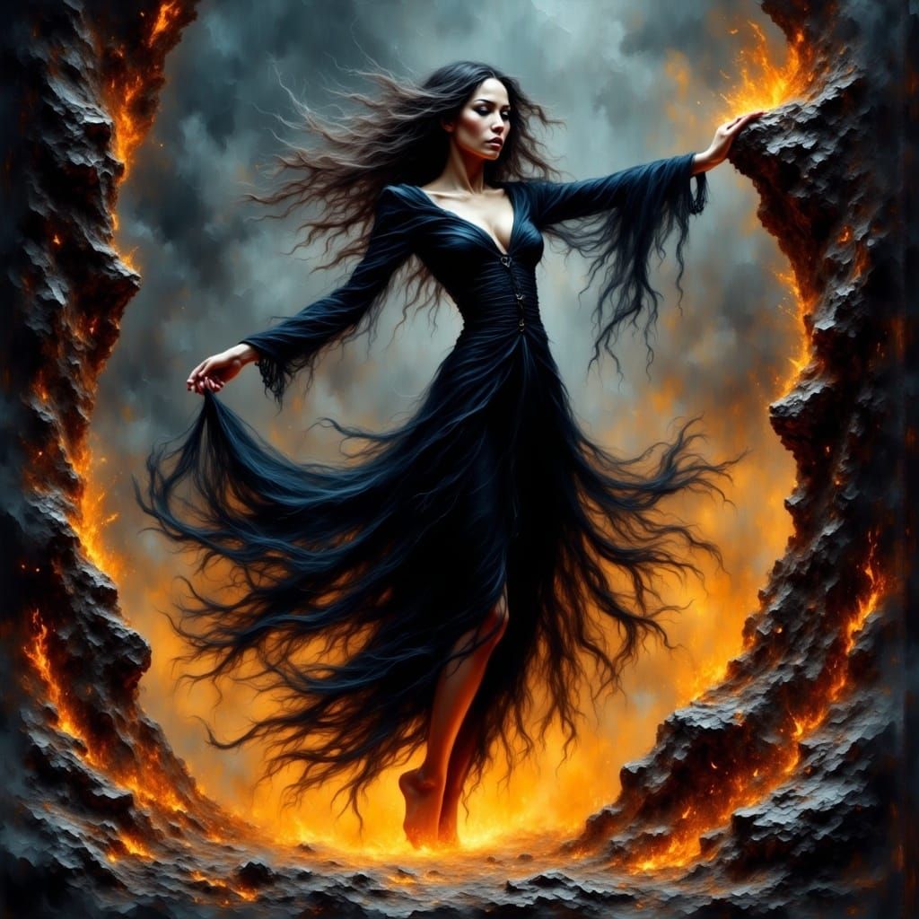 Spellbinding Goddess of the Infernal Realm