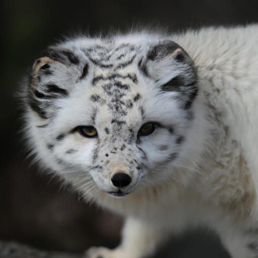 Arctic Fox Cheetah Hybrid in Natural Lighting