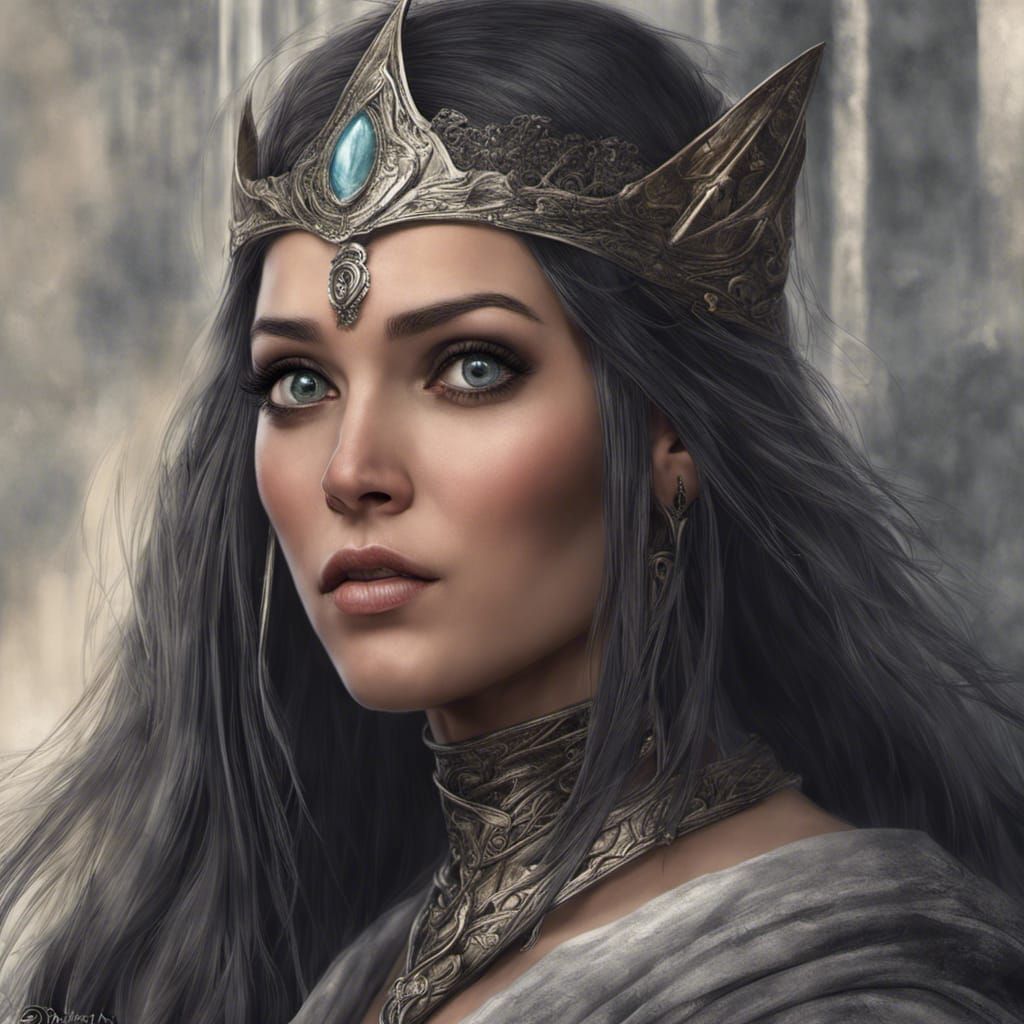 Detailed Portrait of Jasnah Kholin in 8k