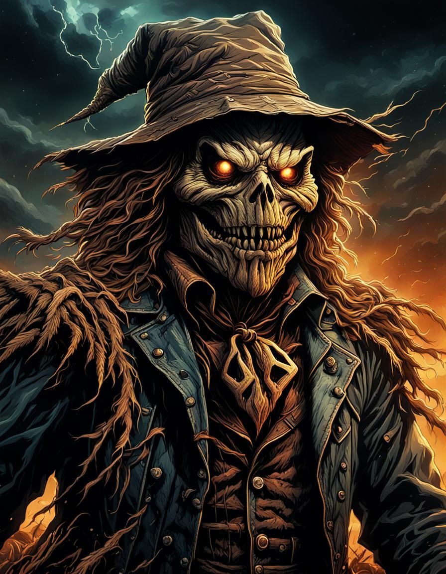 Angry Scarecrow: Cinematic Digital Matte Painting