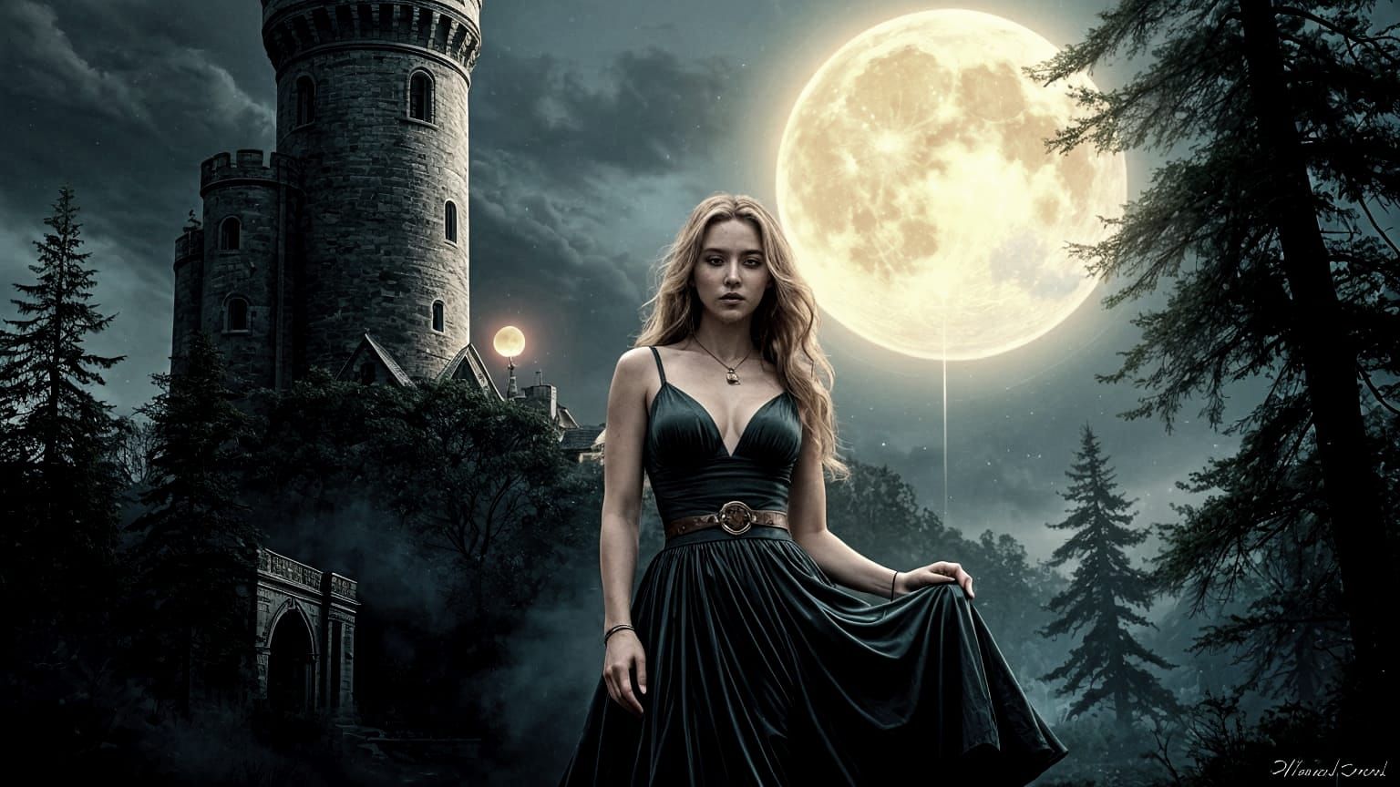 Fierce Enchantress Reigns in Twilight Castle