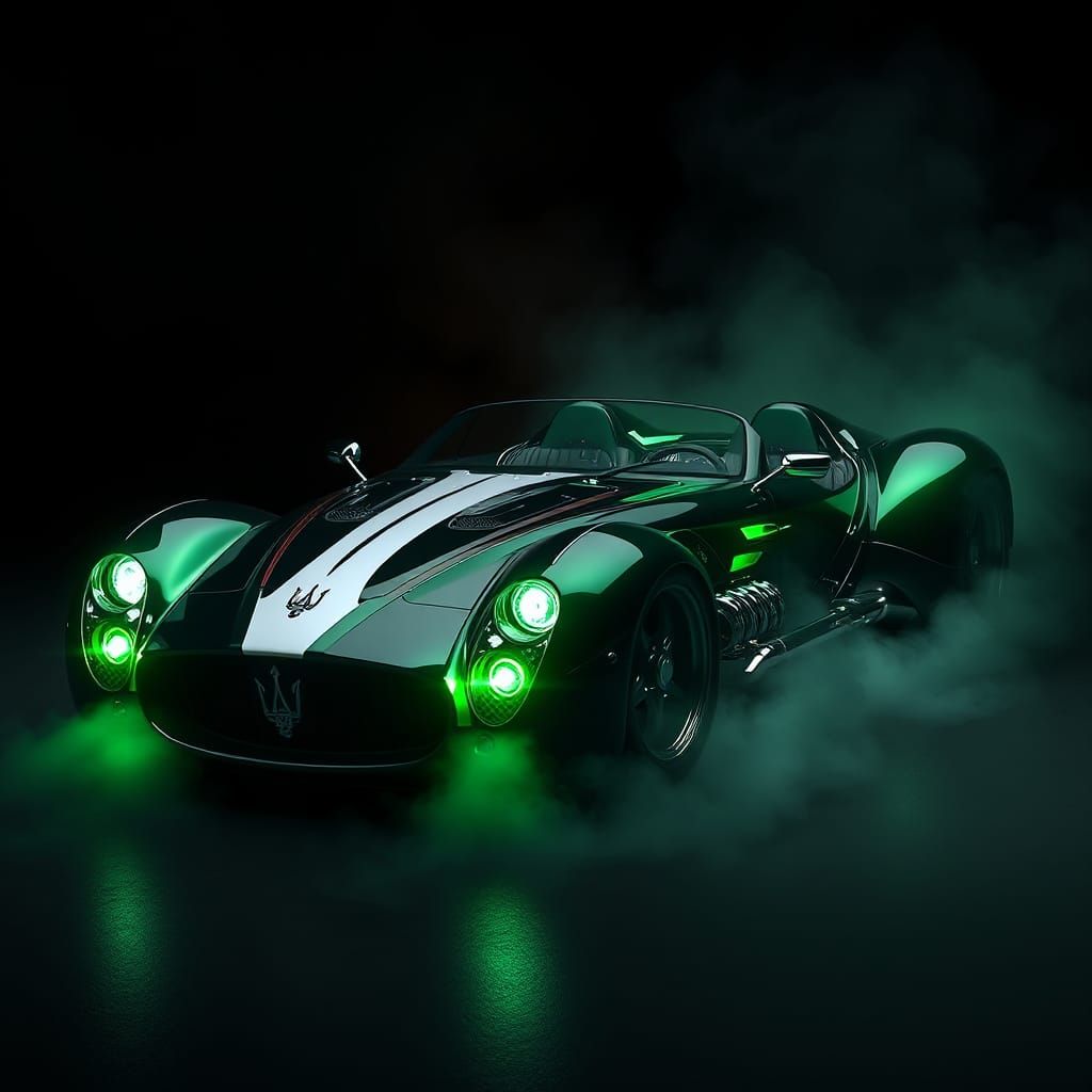 Maserati Retro Inspired Cabrio Supercar