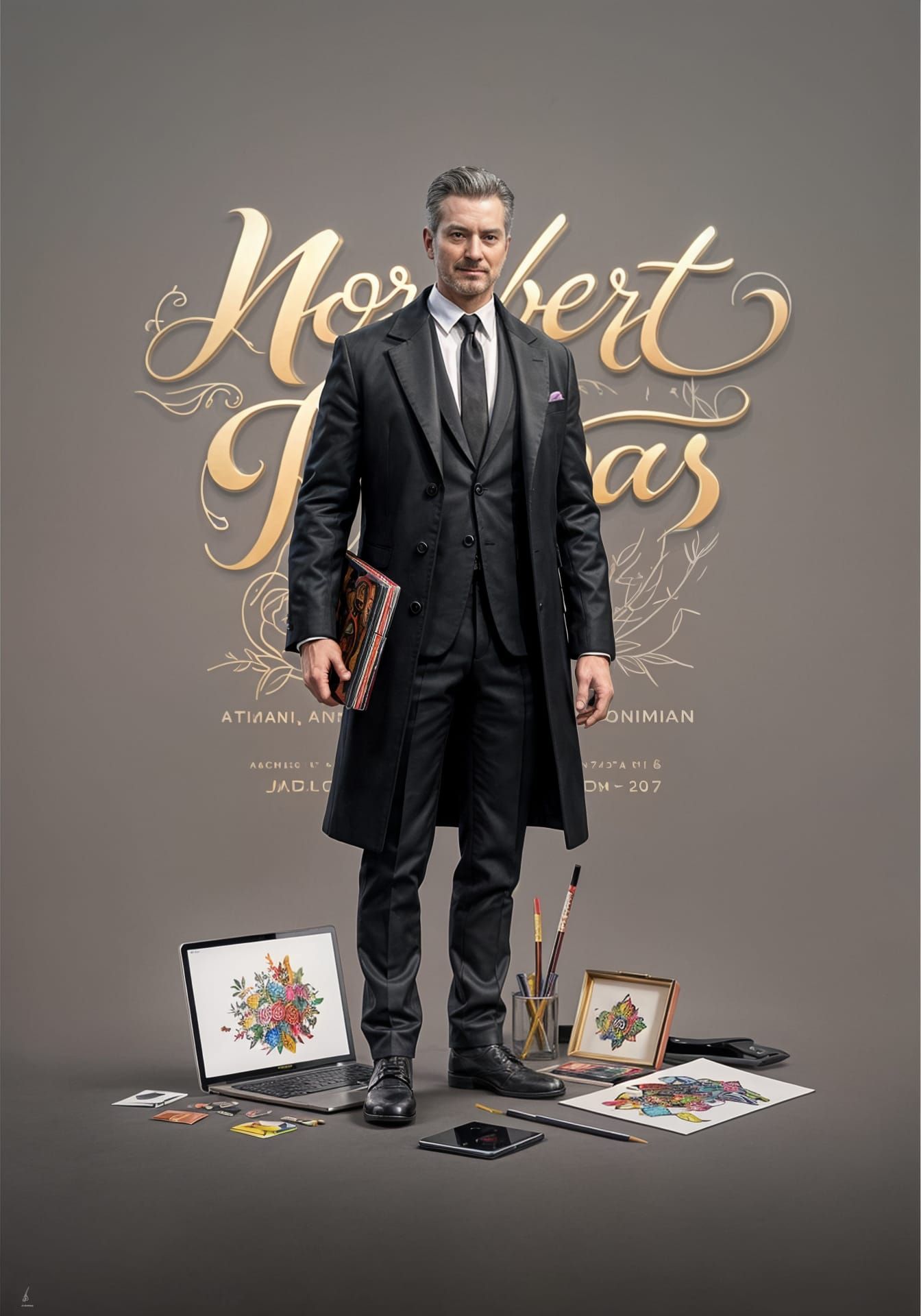 Modern Designer Illustrator Action Figure Box Art