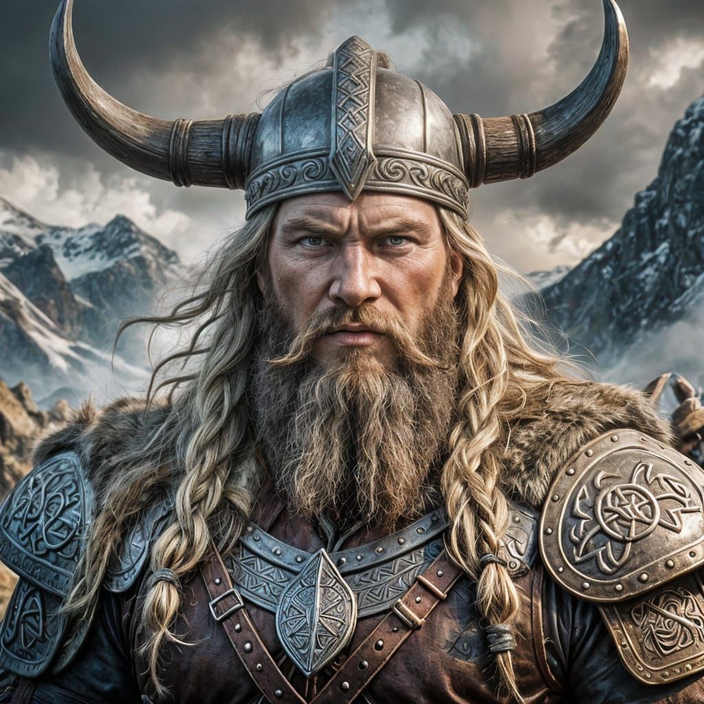 Viking Hero's Last Stand in Valhalla