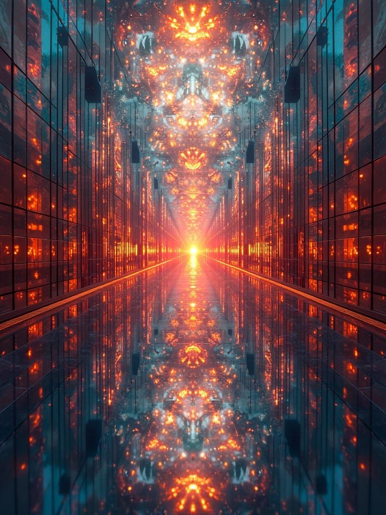 Chromatic Aberration Architecture with Deep Perspective