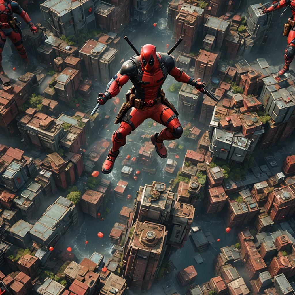 Deadpool Art: Detailed Matte Painting in Unreal Engine