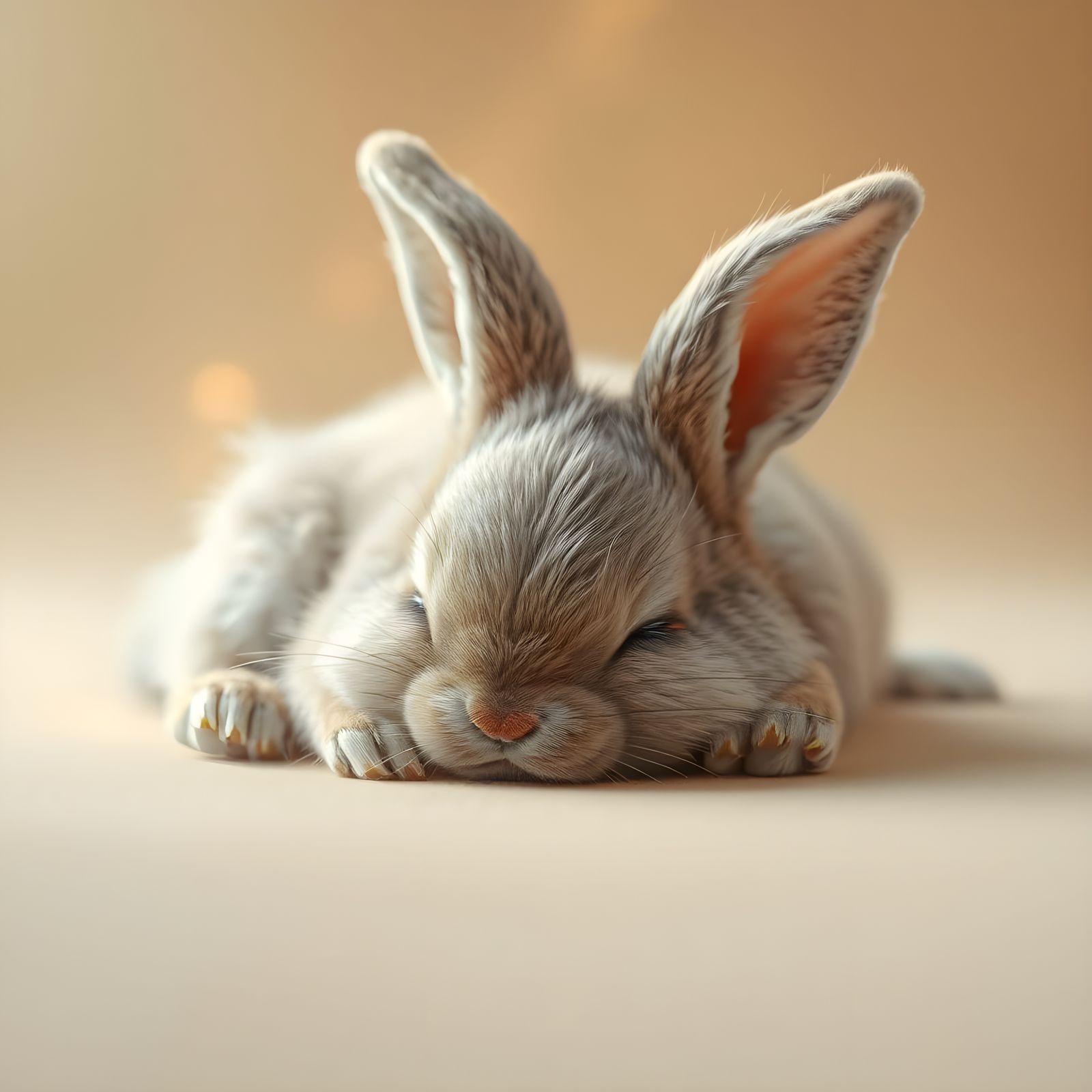 Dreamy Bunny in Soft, Ethereal Light