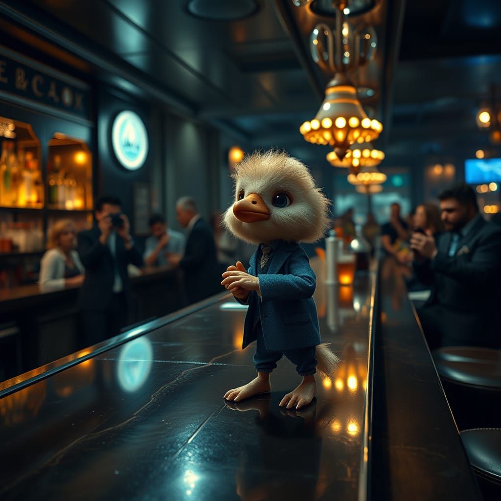 Chick's Nightclub Dance: Hyperrealistic 8K Scene