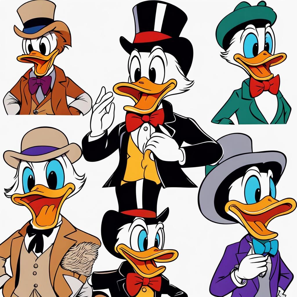 Disney DuckTales with a classic style.