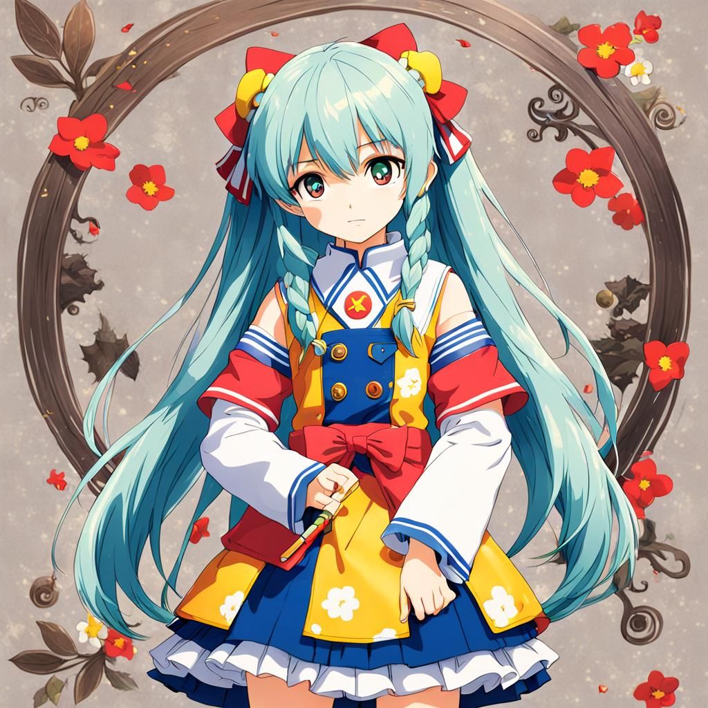 Vibrant Anime-Style Character Rendering