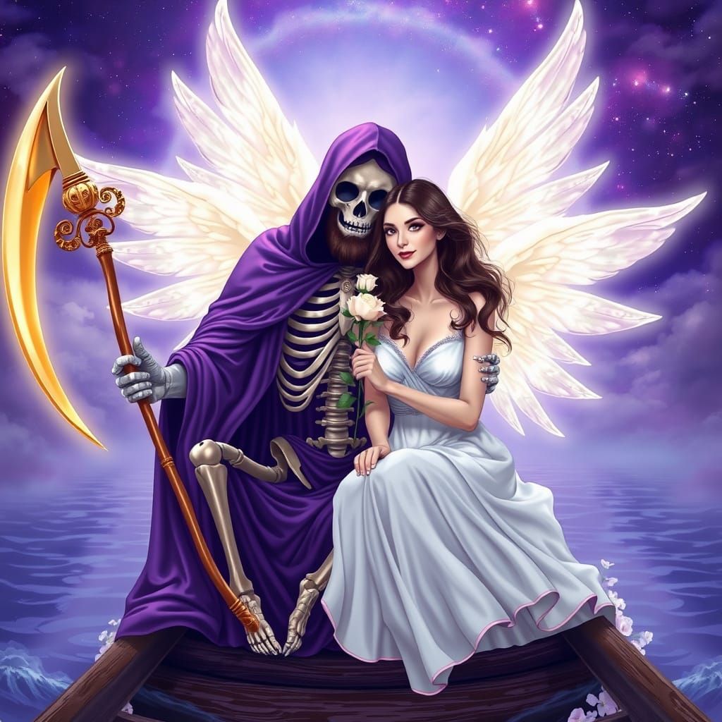 Charon and Inanna on Mystical Ferryboat