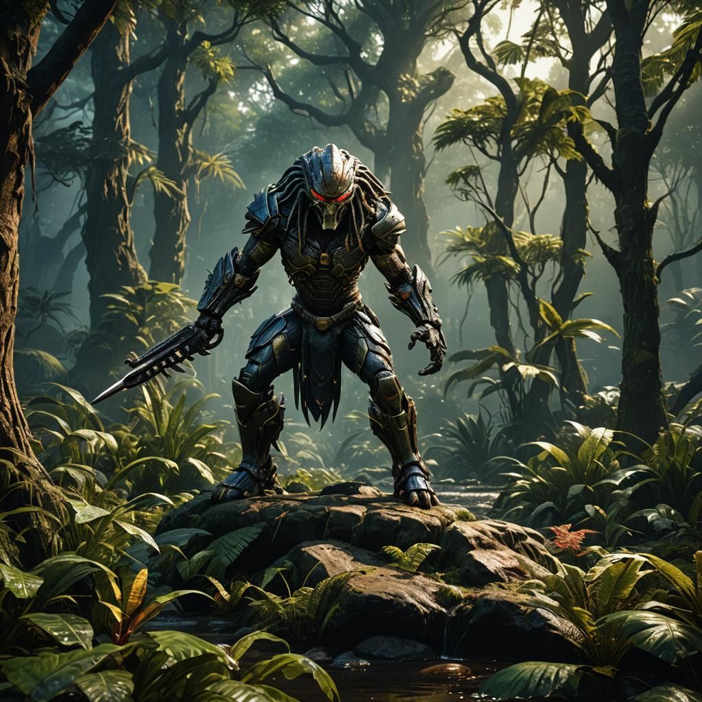 Predator: Detailed Matte Painting in Deep Color
