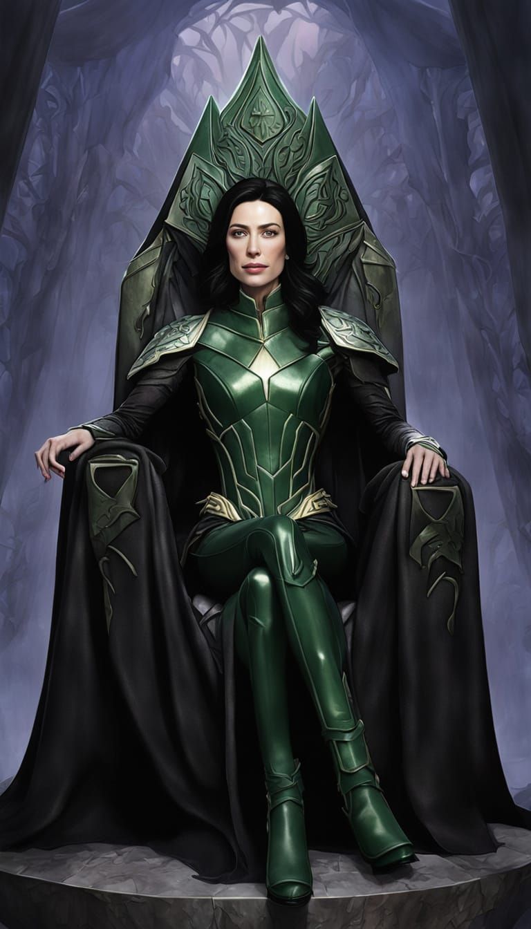 Cybertronian Empress Morgana McKnight in Battle Armor