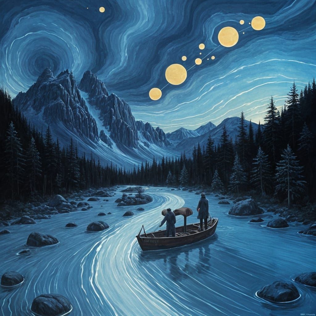 Introspective Struggle: A Visual Representation of Inner Tur...