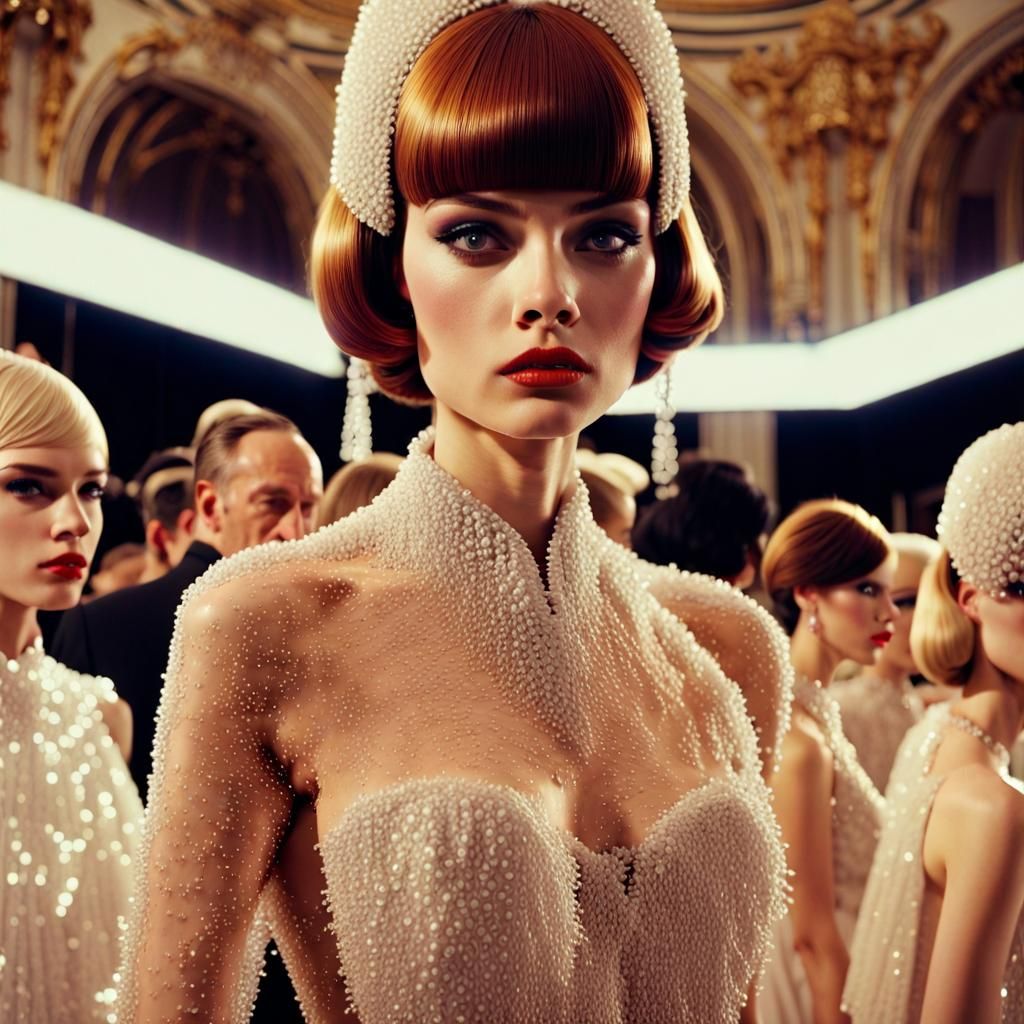 1960s Paris Fashion Show: Couture Photography