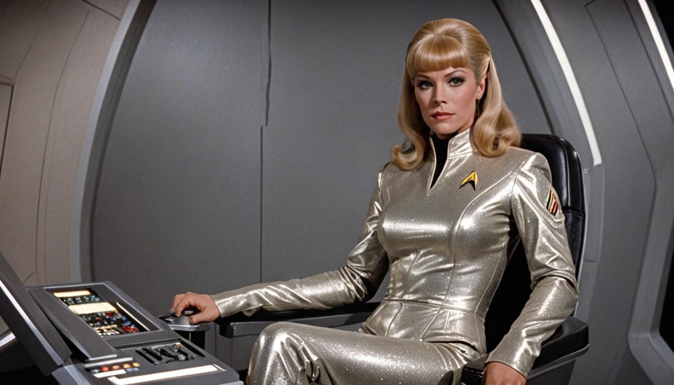 Star Trek Captain in Latex Uniform