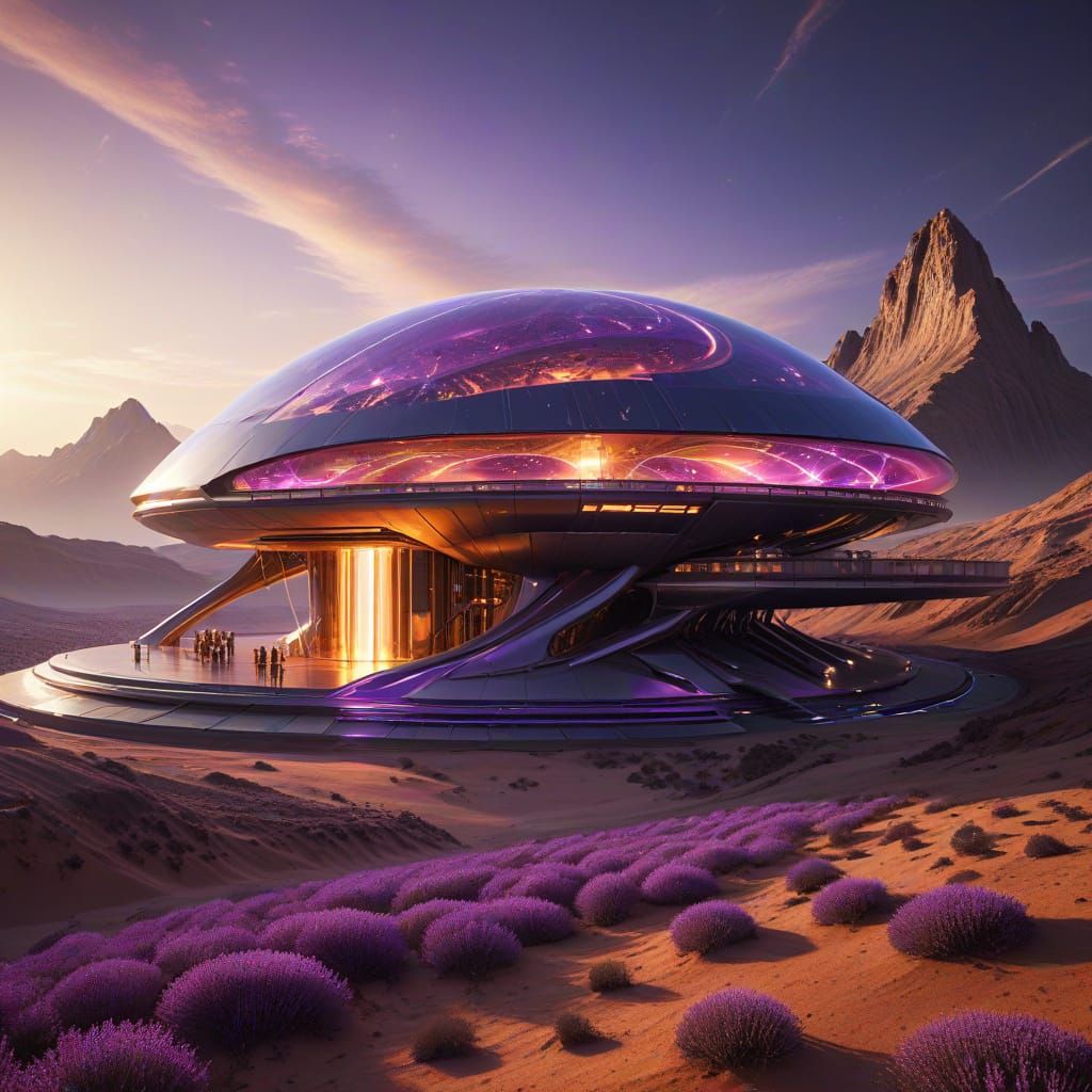 Alien Architecture on a Distant Planet
