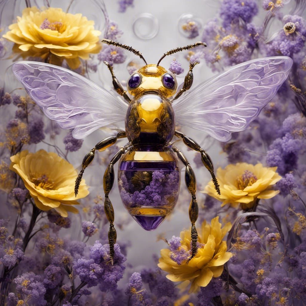 Purple Pollen in my Belly Jar