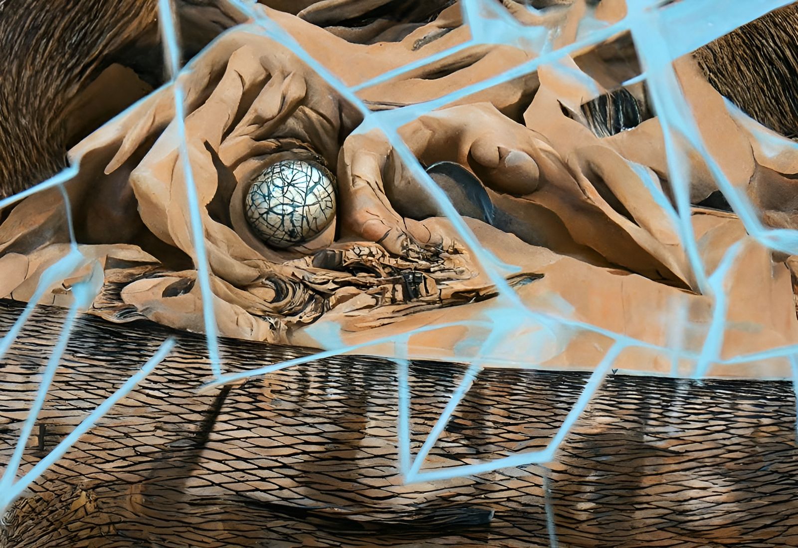 Surreal Time Travel Demonstration in Digital Painting