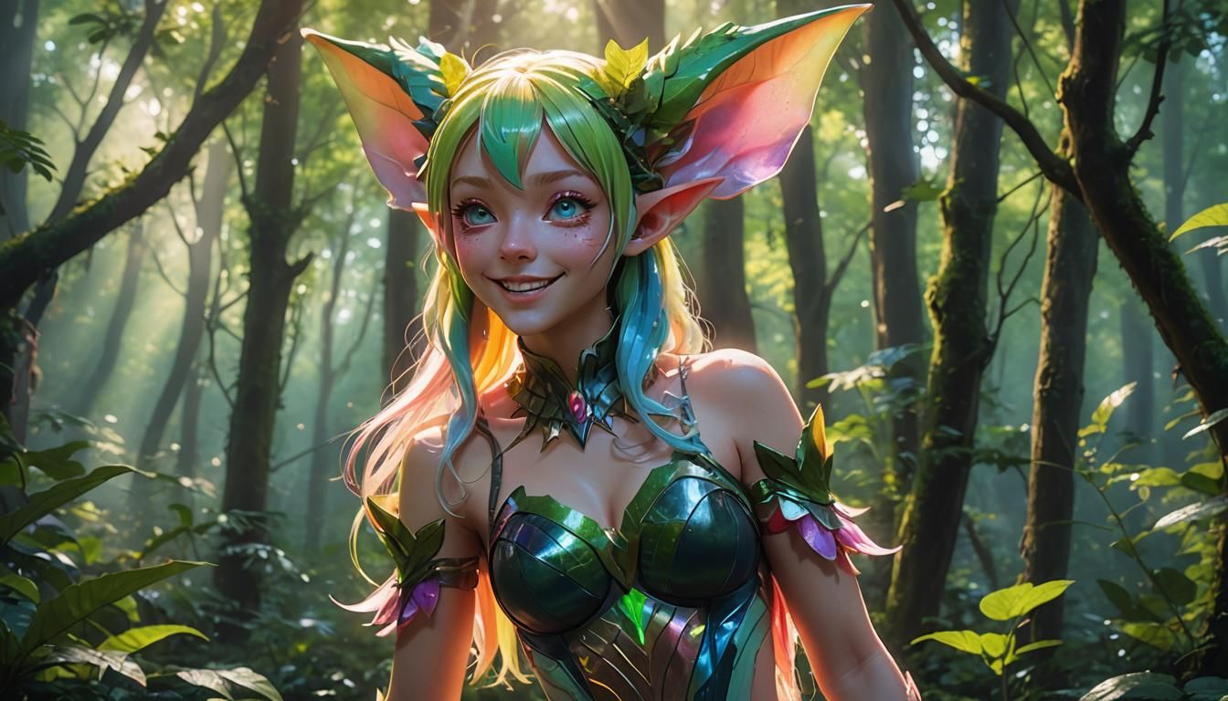 Photographed an elf for the first time