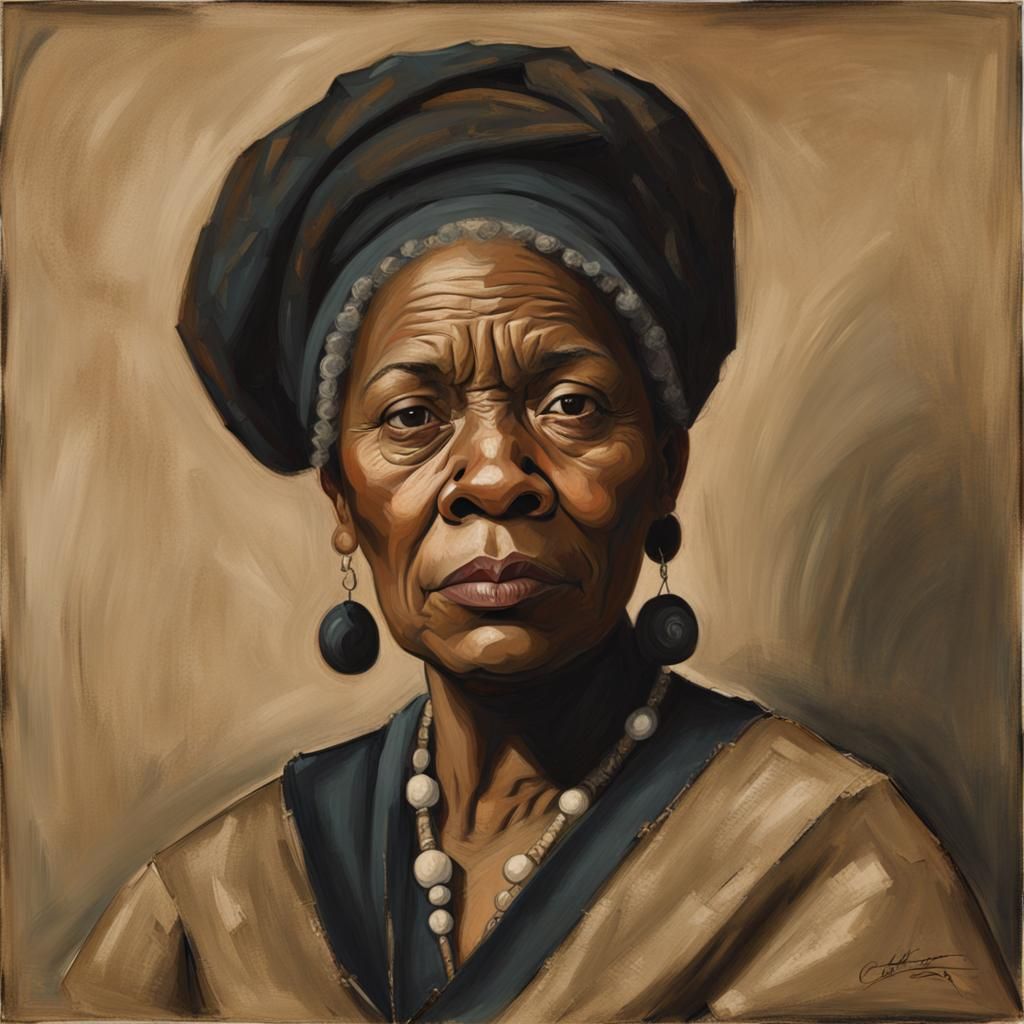 Elegant Woman in Velázquez-Inspired Portrait