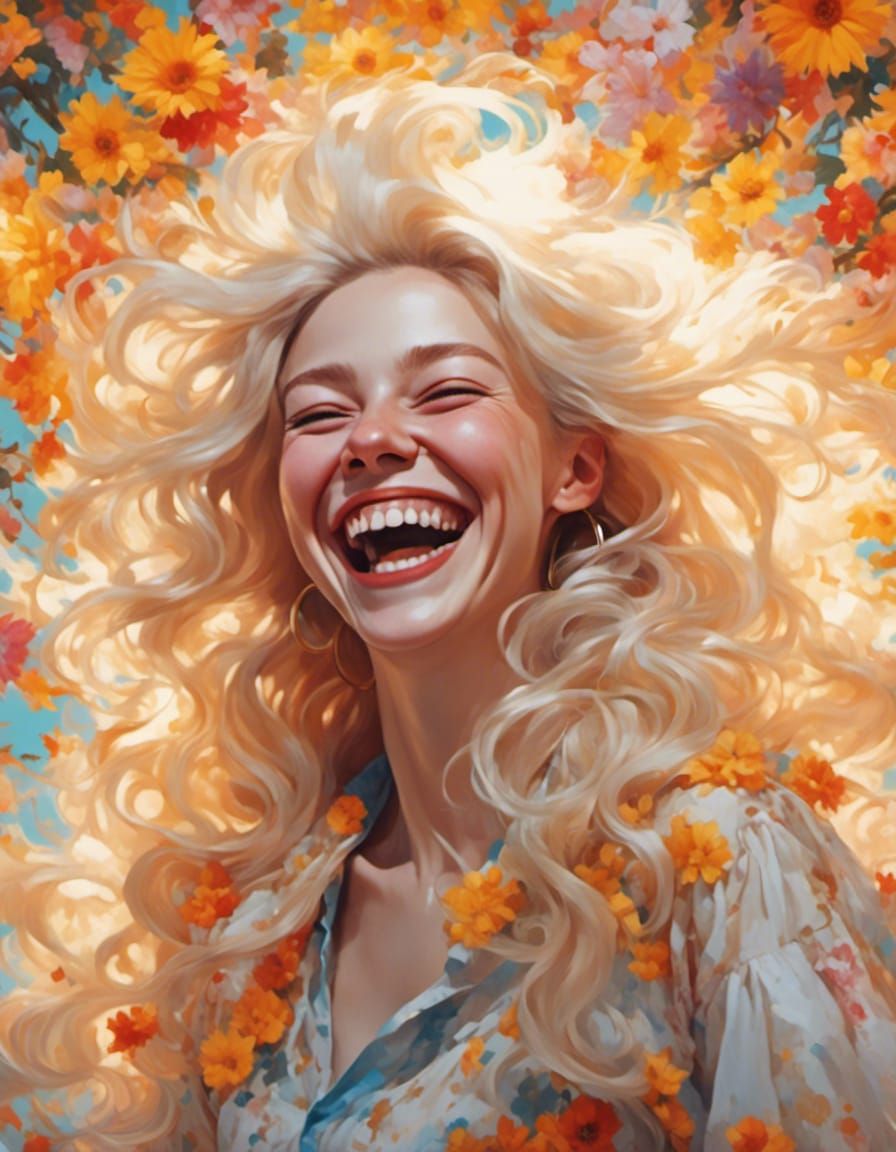 Just can't stop laughing! Alright everyone start laughing! it's contagious.