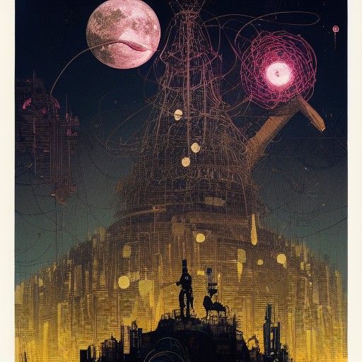 Rats Live on No Evil Star: Detailed Matte Photograph