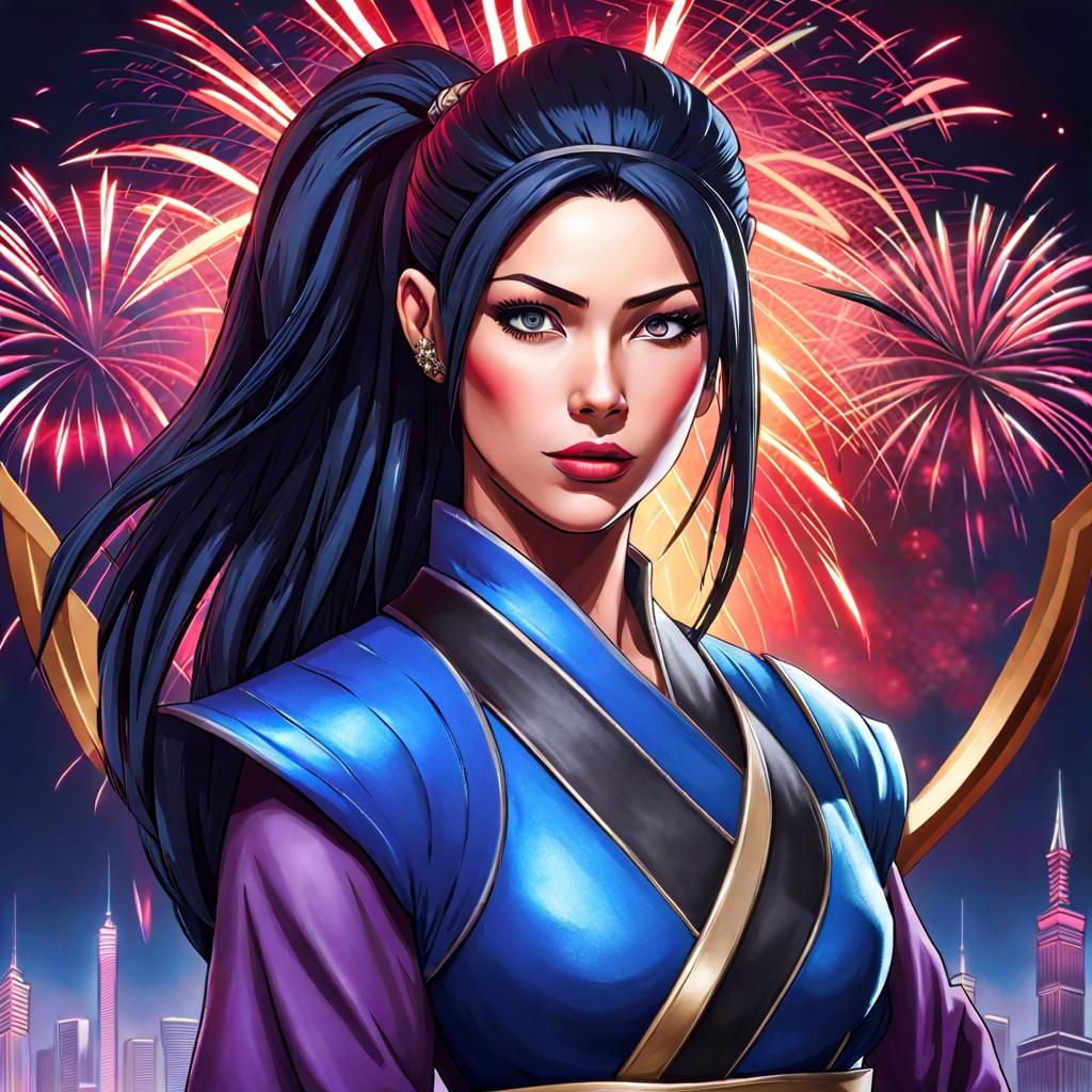 Kitana at New Year's Eve Festival