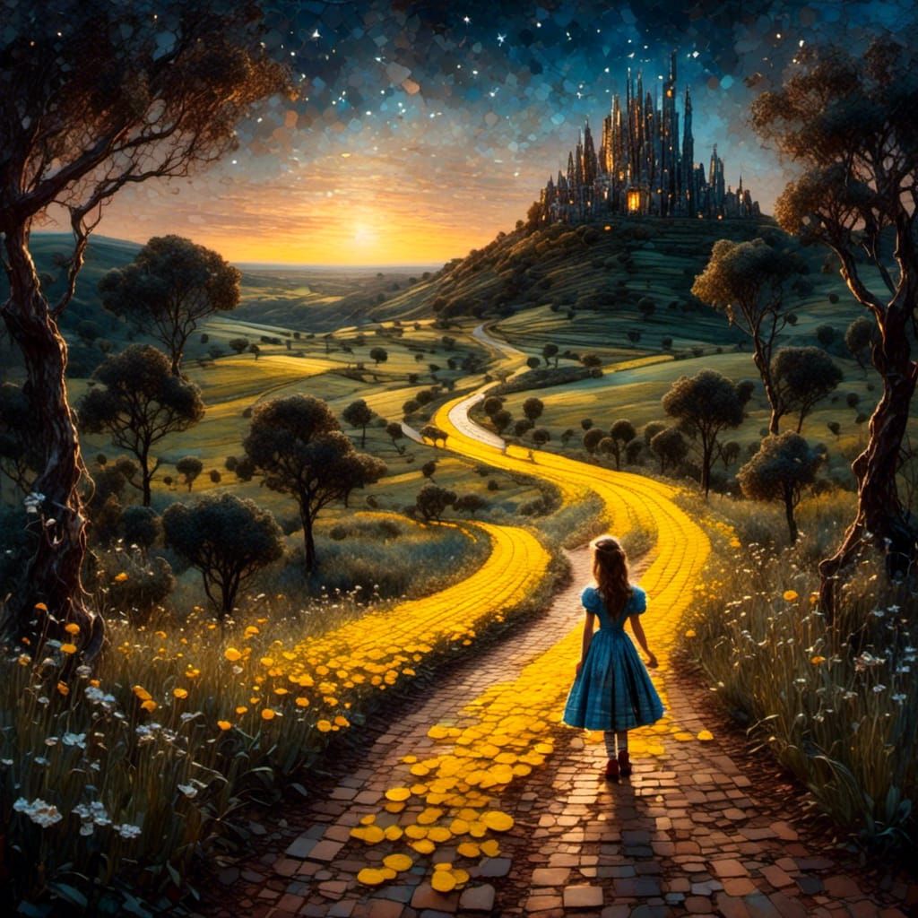 Follow the yellow brick road...