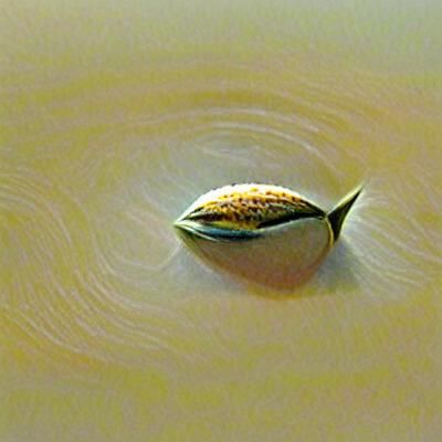Surreal Seed of Fish AI Visualization
