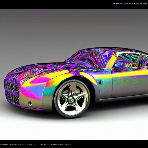 Vauxhall VX220 in Holographic Astral Illustration
