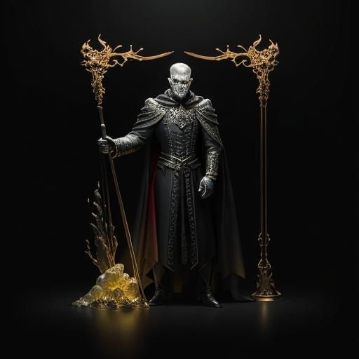 Gummy Bear Figure in Luxurious Vampire Audience