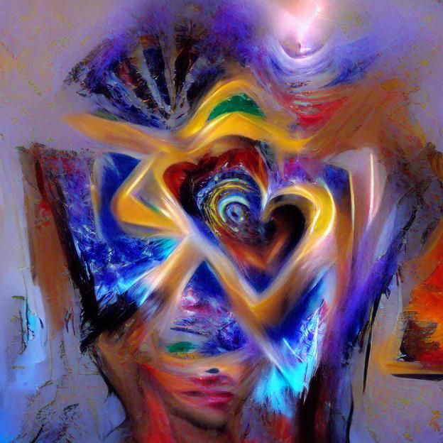 Expressionist Infinite Consciousness Radiating Love