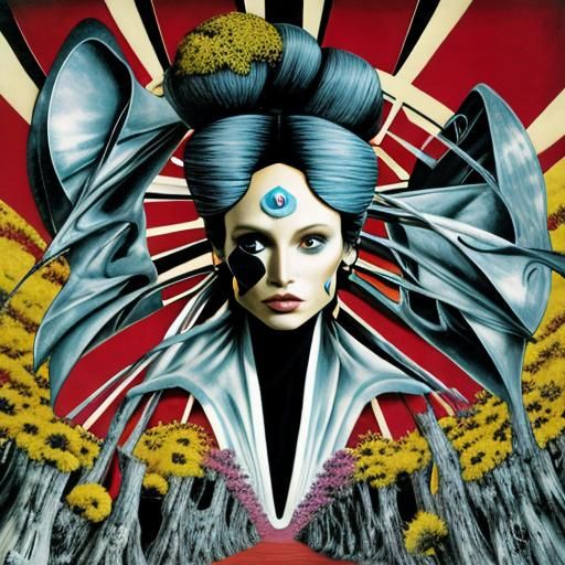 Abstract Avant-Garde Composition