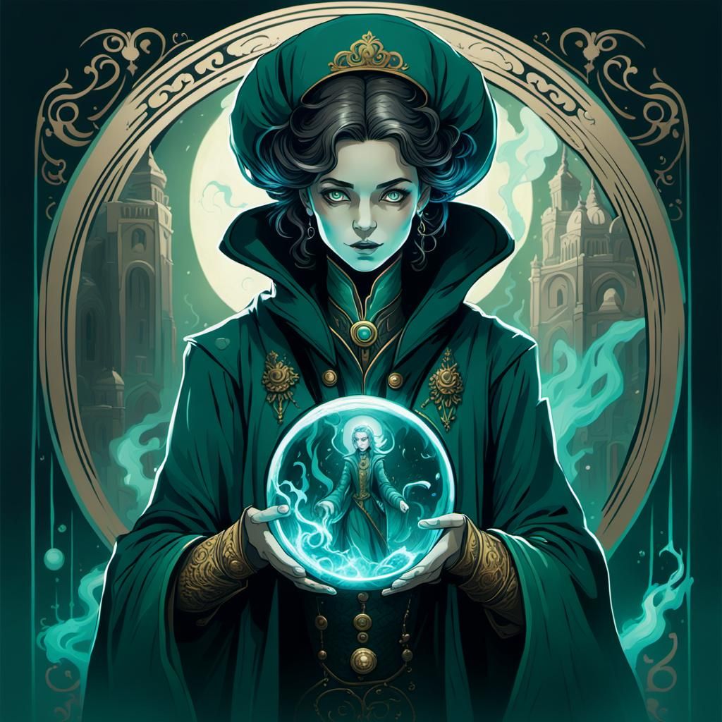 Mystical Surgeon in a Smoke-Filled Sphere