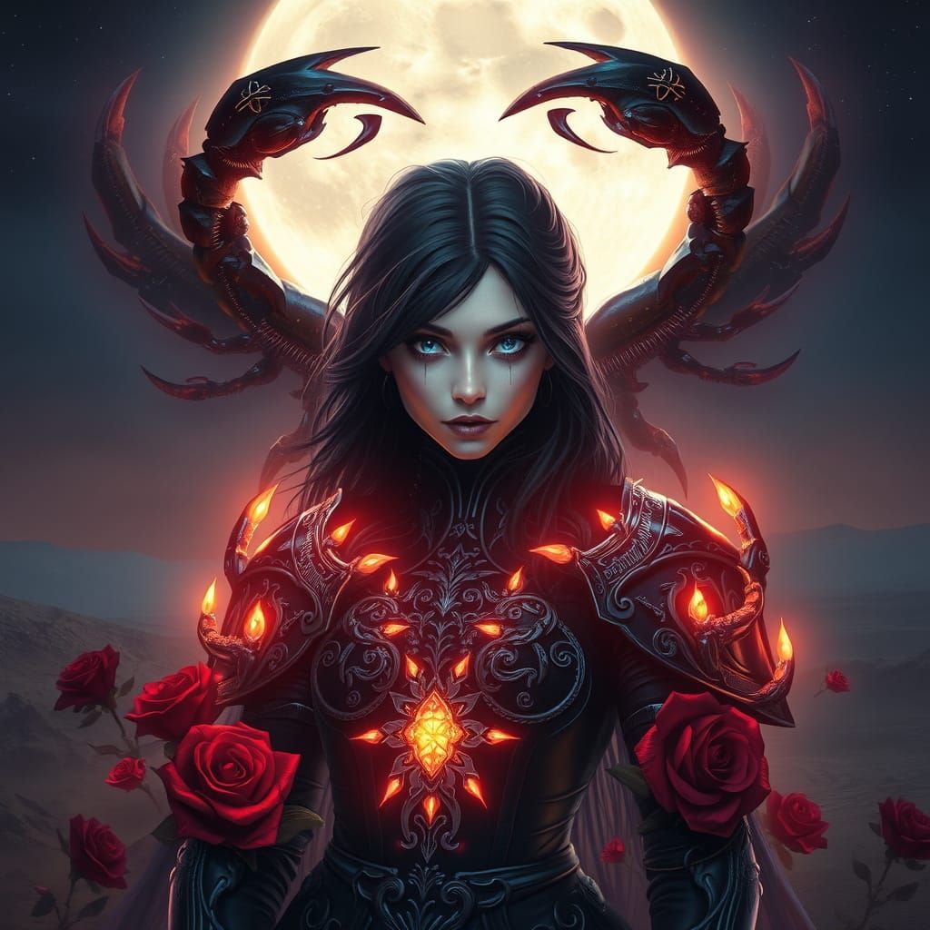 Mysterious Woman Embodied by Scorpio Power