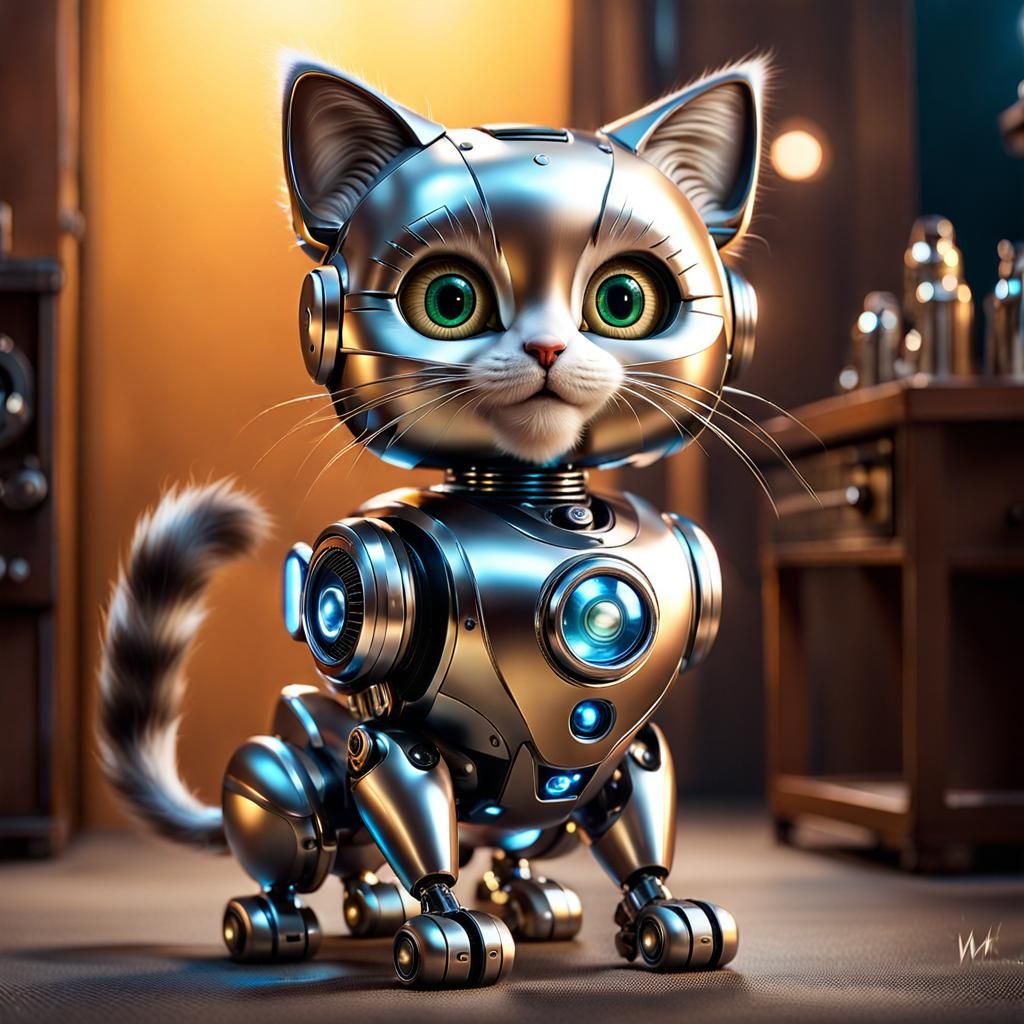Robotic Cute Cat