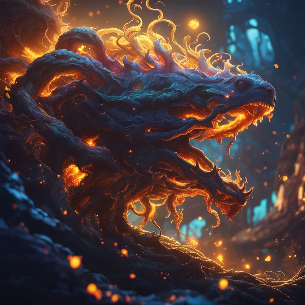 Emotions Swirling Within: Fantasy Concept Art