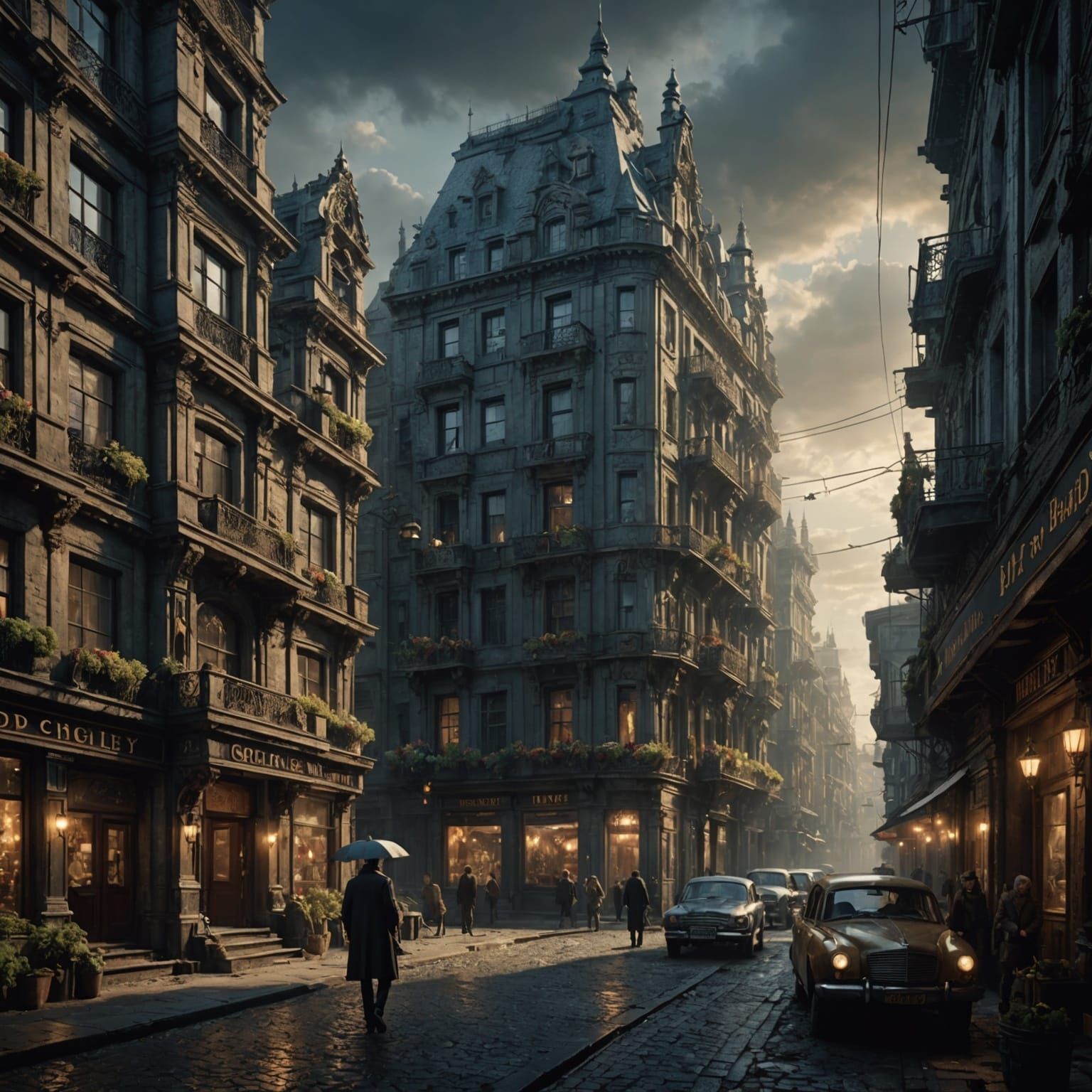 Dramatic Digital Painting: Good Luck Baby