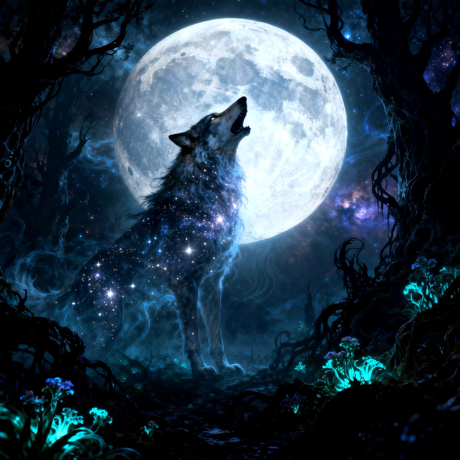 Spectral Wolf Howling at Cosmic Moon