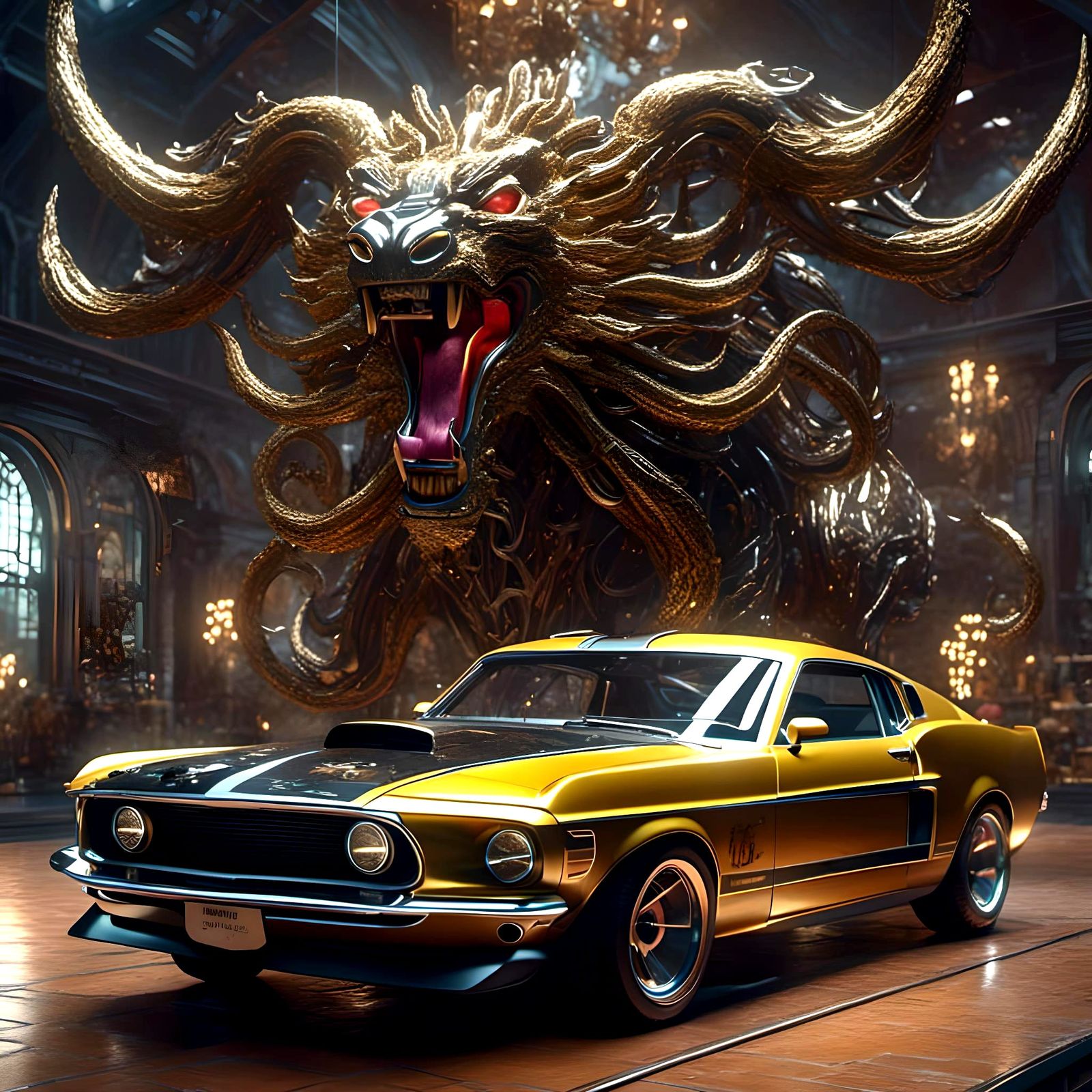 A 1970 Mustang Fastback Mach I